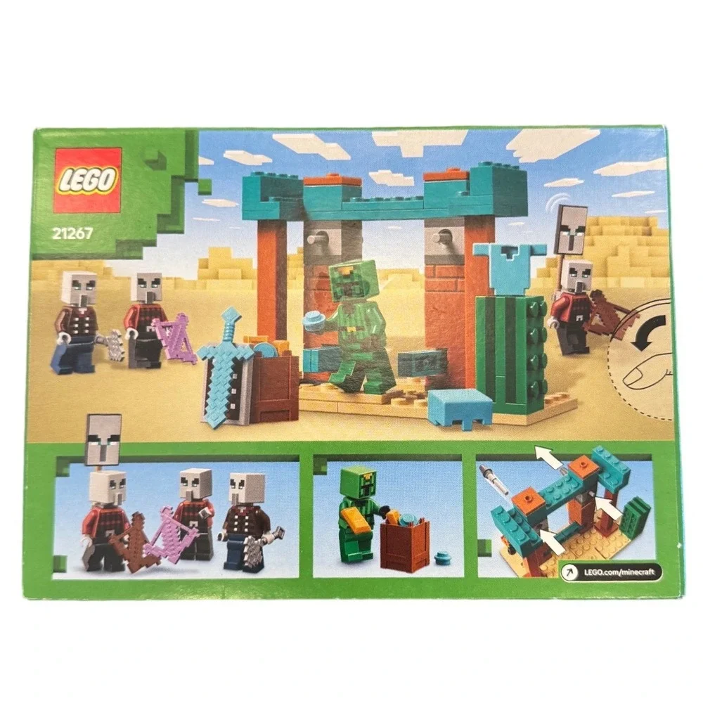 LEGO Minecraft The Illager Desert Patrol 21267 Building Toy 105 Pcs New